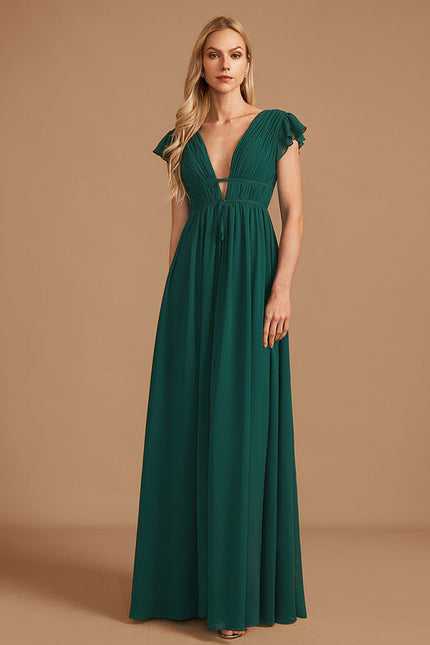 Robe Demoiselle Dhonneur Vert - gallery 4