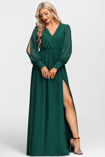 Robe Verte Longue Soiree - gallery 1