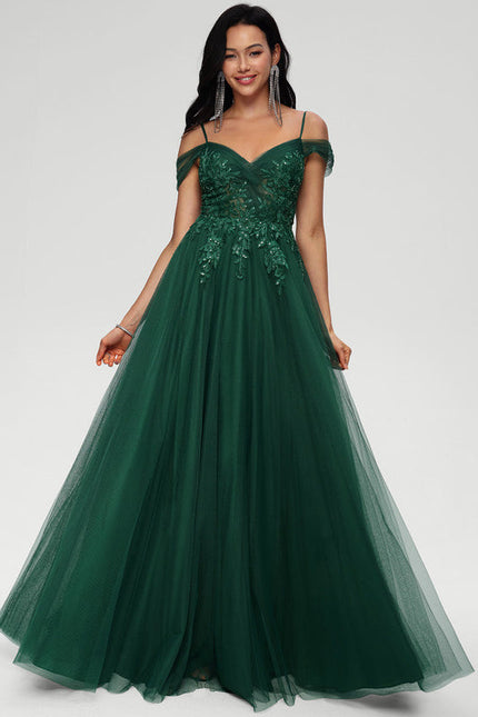 Robe Tulle Verte