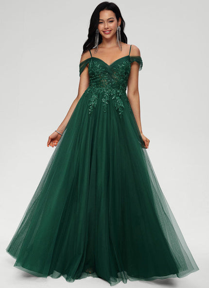 Robe Tulle Verte
