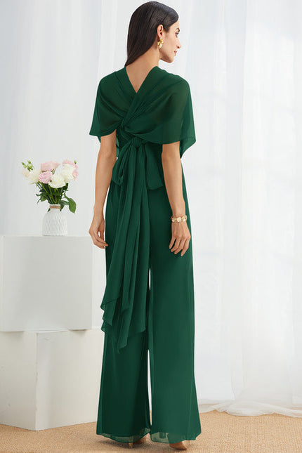 Robe Longue Vert Émeraude À Col Bénitier - gallery 4