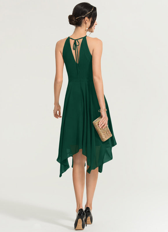 Robe Longue Vert Émeraude Chic - gallery 1