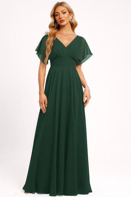 Robe Demoiselle Dhonneur Vert - gallery 1