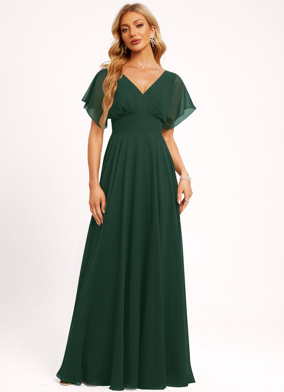 Robe Demoiselle Dhonneur Vert - gallery 1