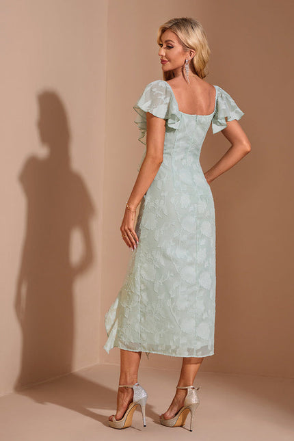 Robe Fluide À Volants Délicats - gallery 1
