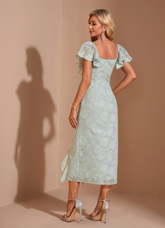 Robe Fluide À Volants Délicats - gallery 1