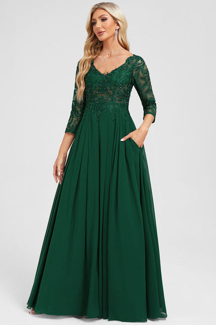 Robe Longue Vert Foret - gallery 4