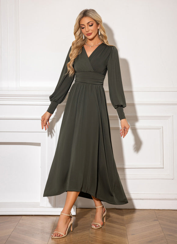 Robe Asymetrique Verte - gallery 6