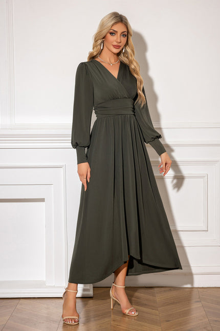 Robe Asymetrique Verte - gallery 5