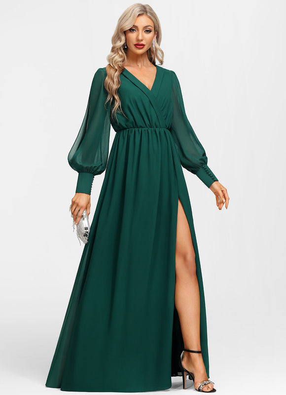 Robe Verte Longue Soiree