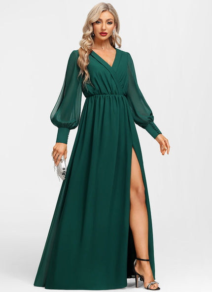 Robe Verte Longue Soiree