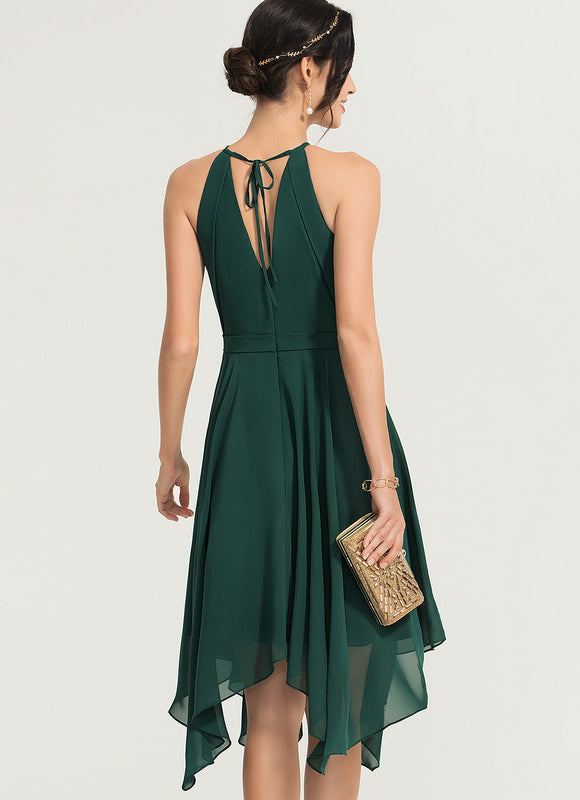 Robe Longue Vert Émeraude Chic - gallery 4