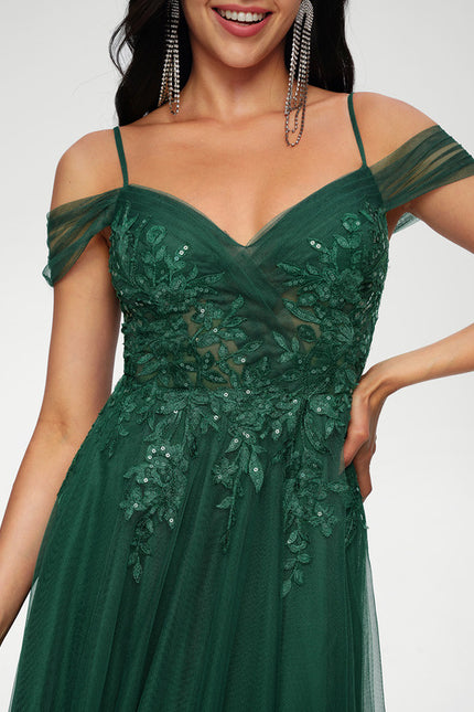 Robe Tulle Verte - gallery 4