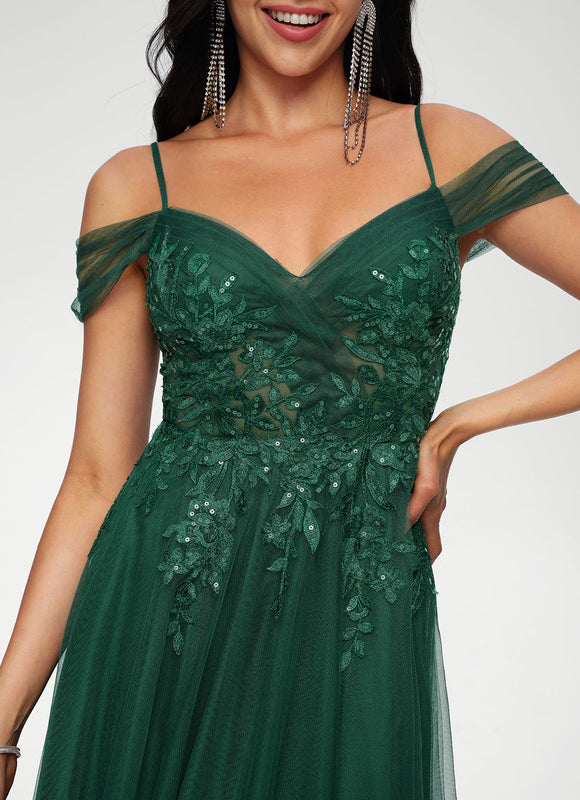 Robe Tulle Verte - gallery 4