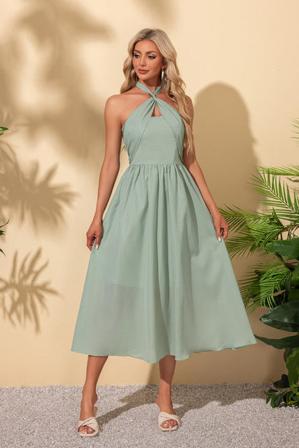 Robe Demoiselle D'Honneur Vert Menthe - gallery 4