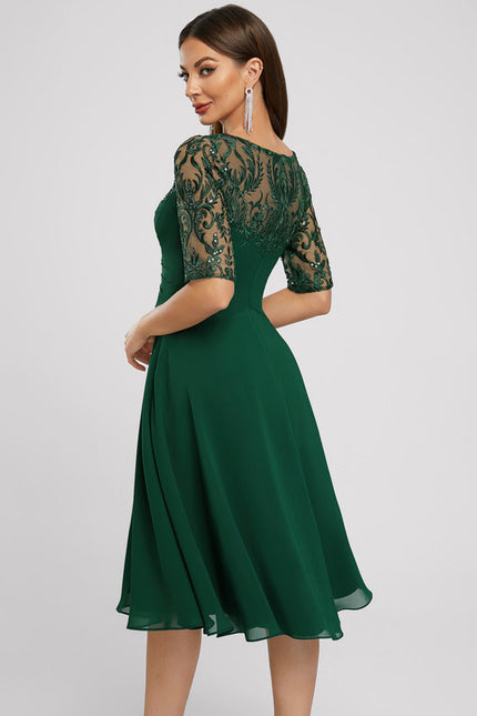 Robe Verte De Soiree - gallery 1