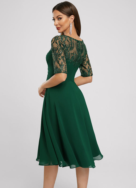 Robe Verte De Soiree - gallery 1