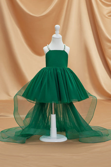 Robe Ceremonie Fille Vert D'Eau - gallery 2