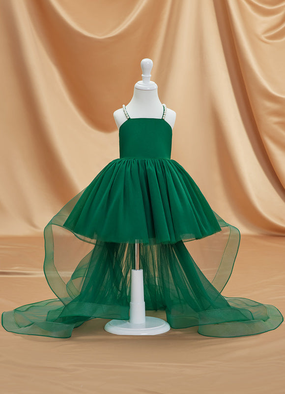 Robe Ceremonie Fille Vert D'Eau - gallery 2