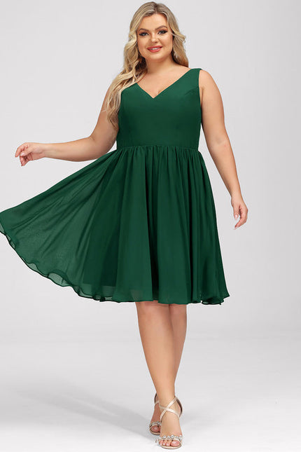 Robe Cocktail Vert Menthe - gallery 8