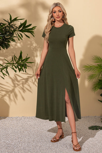 Robe Vert Sapin Femme - gallery 3