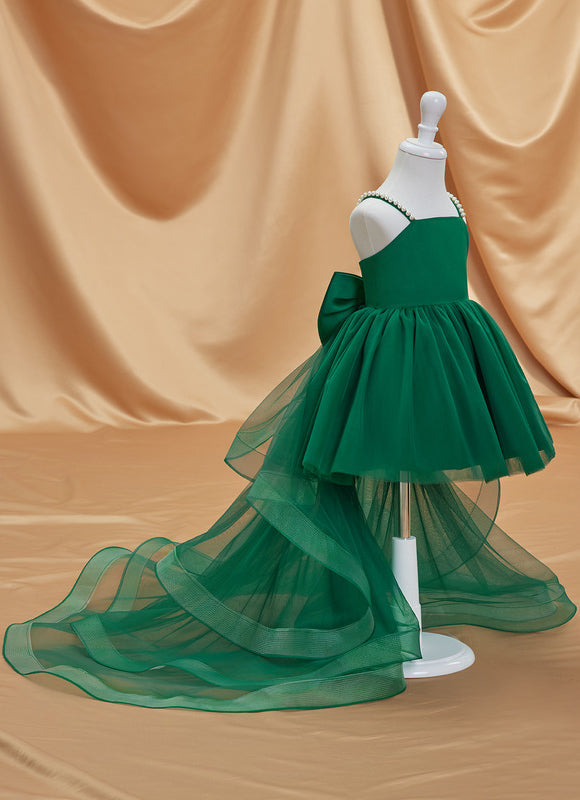 Robe Ceremonie Fille Vert D'Eau - gallery 7
