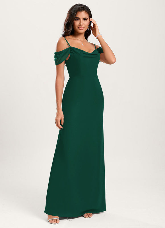 Robe Élégante Décolleté Épaule Ouverte - gallery 1