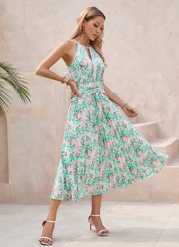 Robe Midi Verte - gallery 2