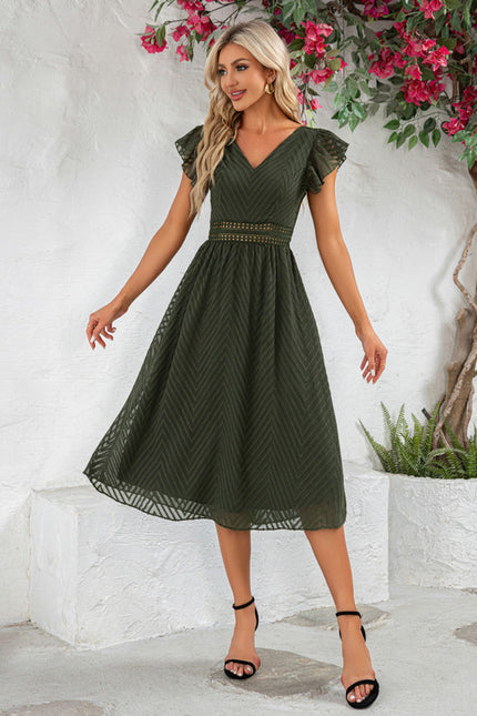 Robe Verte Mousseline - gallery 4