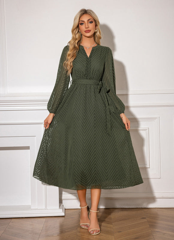 Robe De Demoiselle D'Honneur Vert Olive - gallery 6