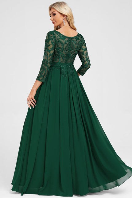 Robe Longue Vert Foret - gallery 3