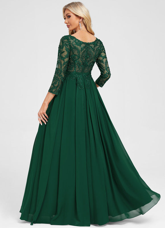 Robe Longue Vert Foret - gallery 3