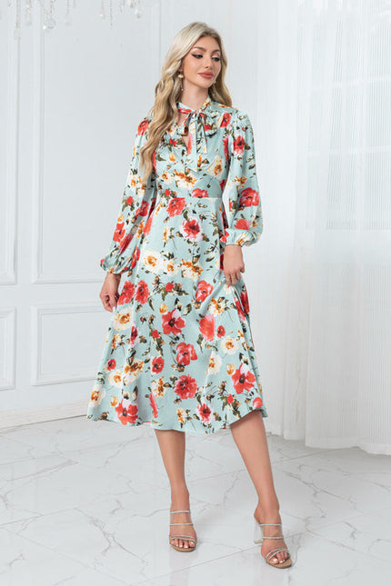 Robe Fleurie Verte Mariage - gallery 6