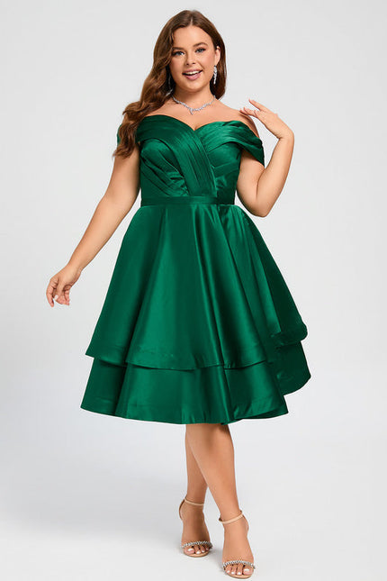 Robe Trapeze Verte - gallery 8