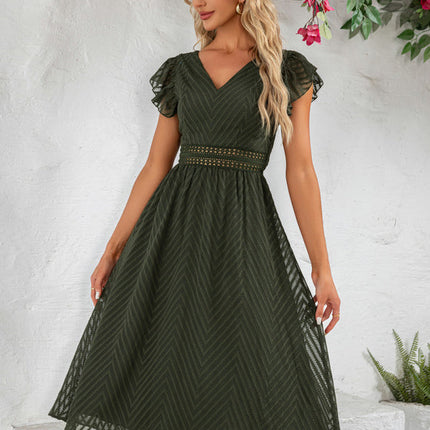 Robe Verte Mousseline