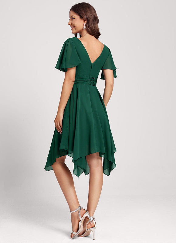 Robe Longue Vert D'Eau Dentelle - gallery 4