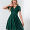 Robe Verte Bretelle