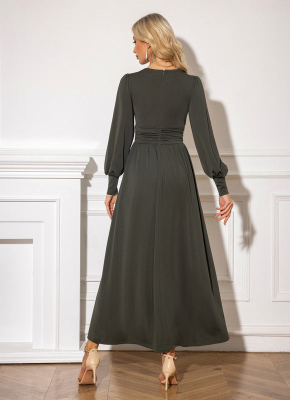 Robe Asymetrique Verte - gallery 1