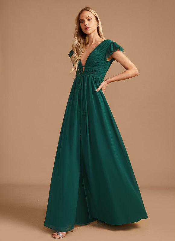 Robe Demoiselle Dhonneur Vert - gallery 5
