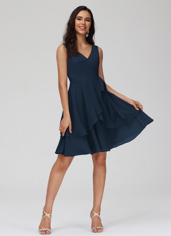 Robe Trapèze Vert Bouteille - gallery 1