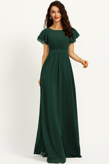 Robe Fluide Élégante À Volants - gallery 5