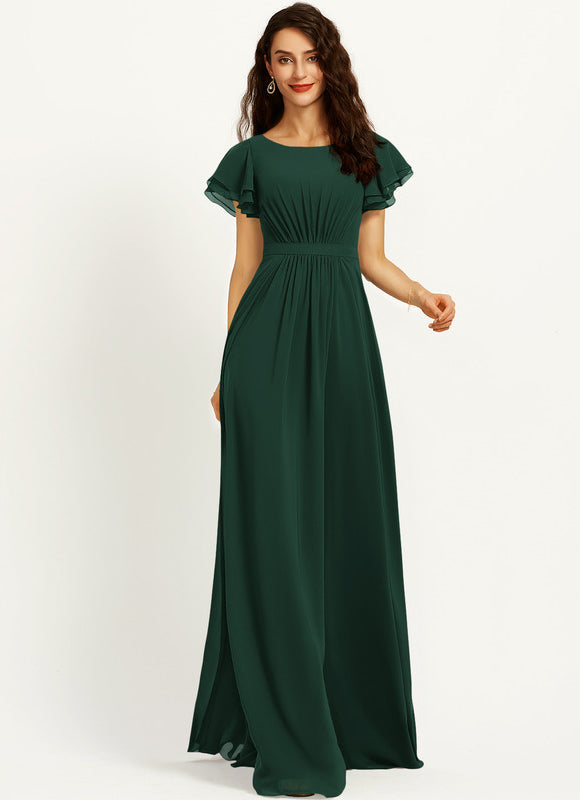 Robe Fluide Élégante À Volants - gallery 5