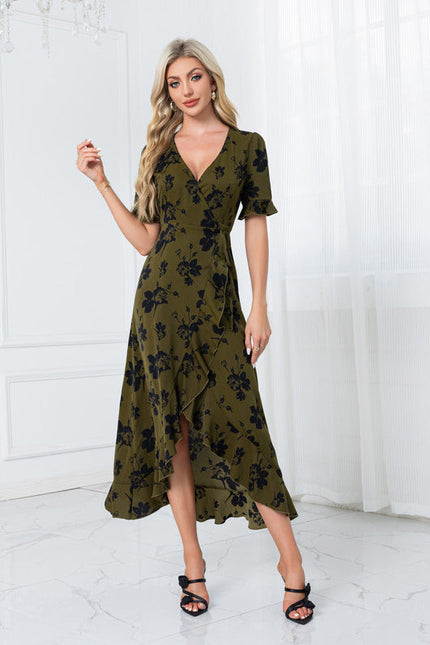 Robe Longue Vert Kaki - gallery 5
