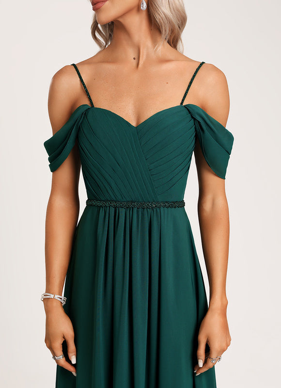 Robe Élégante Décolleté Épaule Ouverte - gallery 4