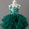 Robe Cérémonie Fille Vert Sauge