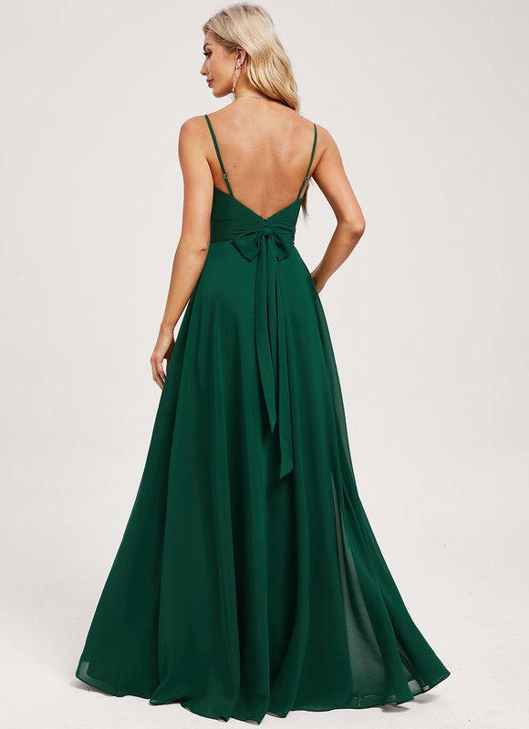 Robe Demoiselle Dhonneur Vert - gallery 4