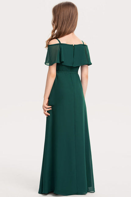 Robe Demoiselle D'Honneur Chic Verte - gallery 3