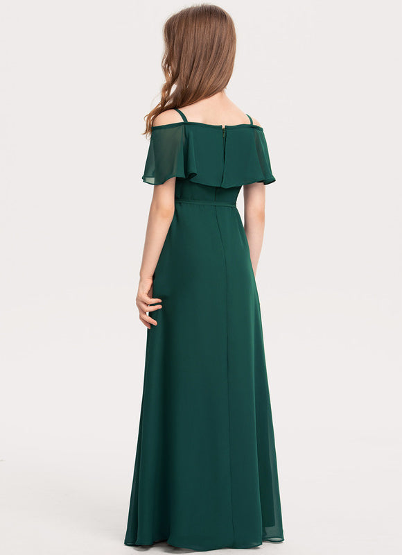 Robe Demoiselle D'Honneur Chic Verte - gallery 3