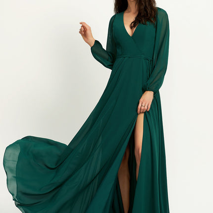Robe Demoiselle Dhonneur Vert