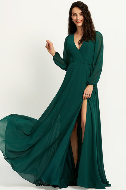 Robe Demoiselle Dhonneur Vert
